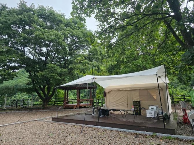 별의바다 조동캠핑장, 자연 속 불멍 타임 완벽했어요