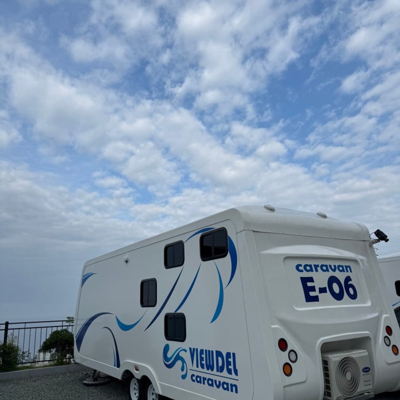 [경주 숙소] 감포 오션뷰 카라반, 뷰델카라반펜션