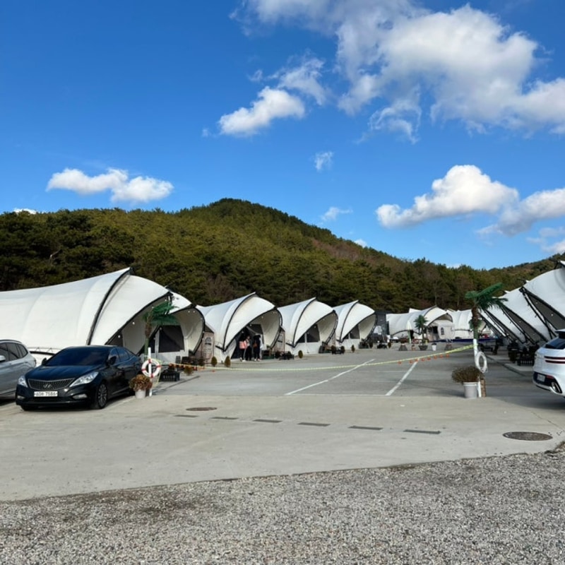 안산골드오션글램핑 1동 숙박후기/ 불멍바베큐실내화장실