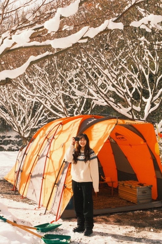 전라도 정읍 자두마을 캠핑장 명당 사이트 (애견 동반, 장박 가능)