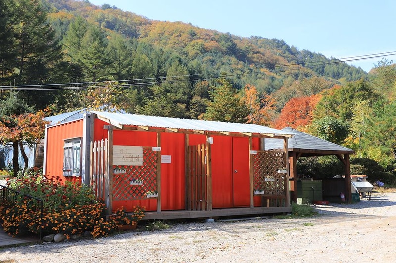 용골송어와 캠핑 시설 사진 2