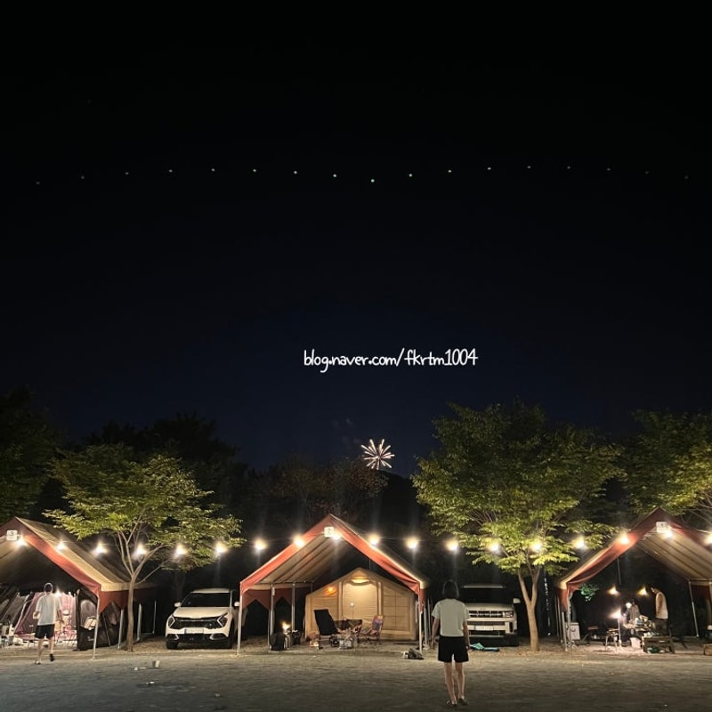 김해 가야달빛야영장 카라반 이용 후기, 깔끔한 신상 캠핑장!