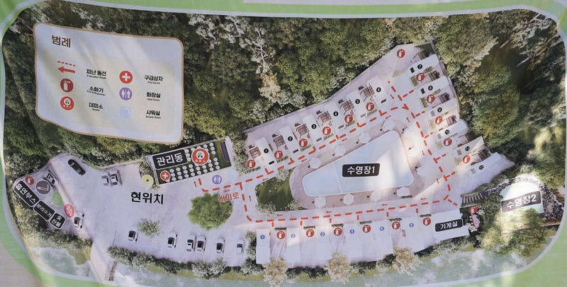 양주잼잼 글램핑&카라반 배치도 1