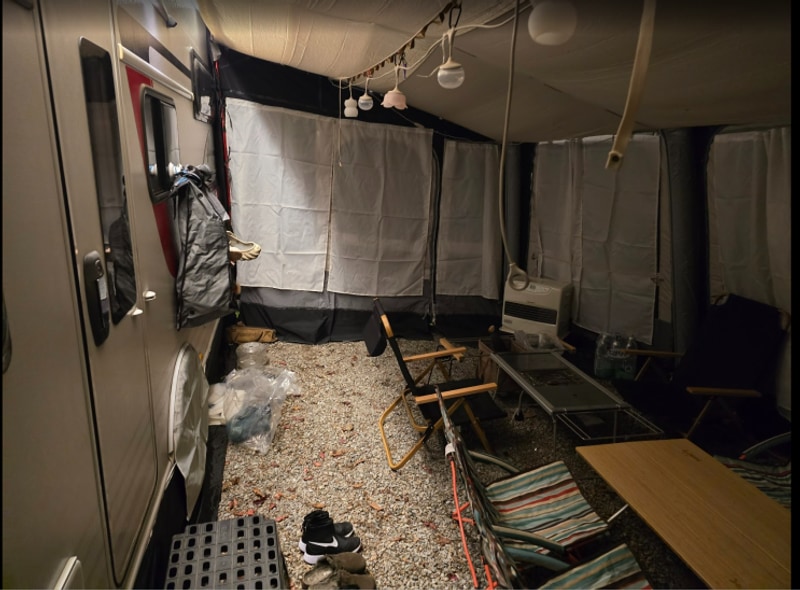 평창 솔섬 오토캠핑장 겨울 장박 후기