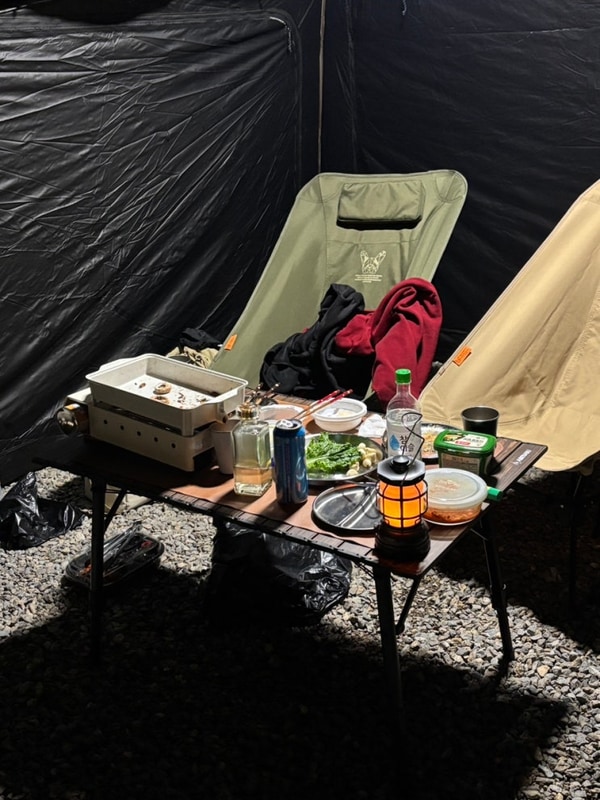 테슬라 모델Y 오토캠핑장 차박지 - 경기광주 은고개캠핑장