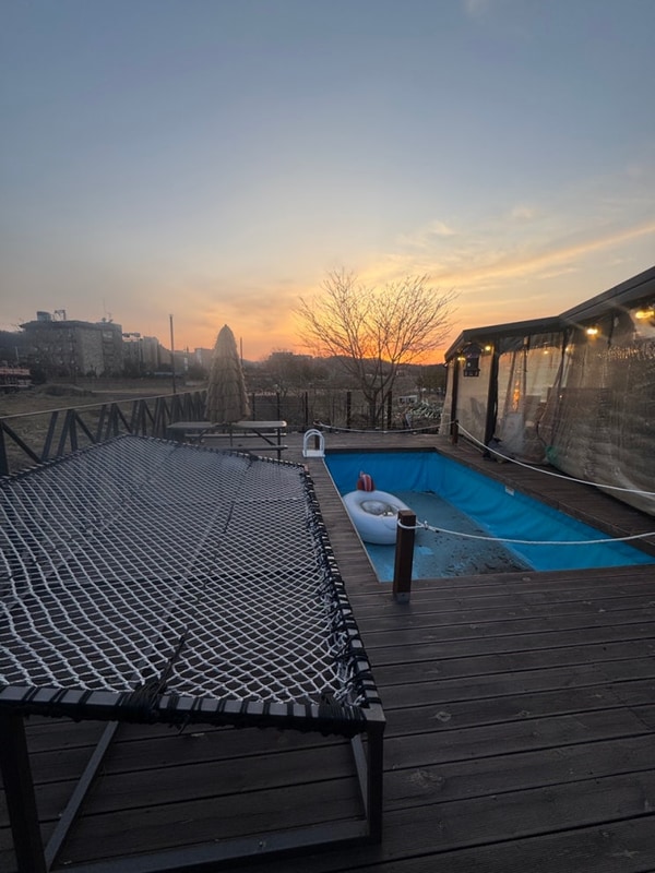 연천 라구나캠프 포천글램핑 겨울에도 따뜻한 럭셔리카라반...