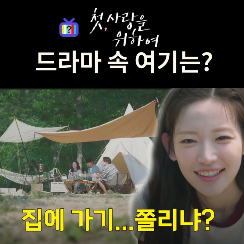 효리가 보현 태오와 함께가 힐링하는 캠핑장은? 옥천 마로니에숲