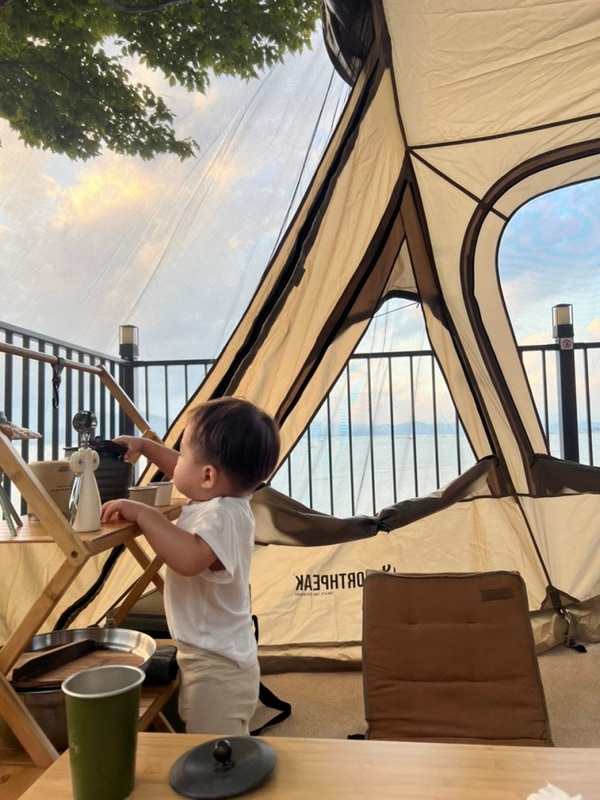 여수 오션뷰 두랭이해변오토캠핑장_A3사이트 데크...