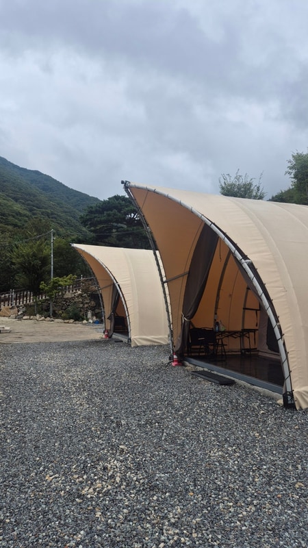 신상 글램핑장 밀양 캠핑도래 후기 (∗´ര ᎑ ര`∗)