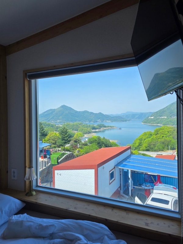 청풍호가 보이는 충주 숙소 '위고고(wegogo)' 제천점 글램핑...