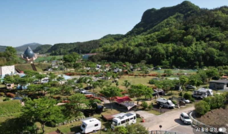 장흥 2025 심천공원 야영장 오토 캠핑장,가을 시즌 인기