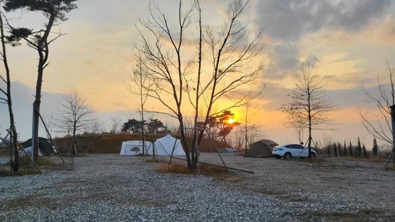 경기도 화성 궁평항 캠핑장 휘게캠피크 차박 장소로도 추천