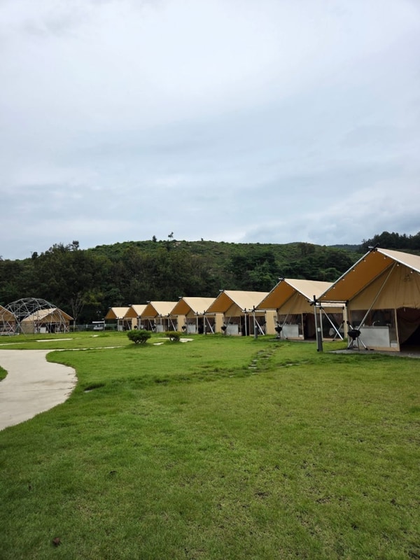대구근교 숙소| 힐링 여행 칠곡 왜관 글램핑장 추천 '왜관...