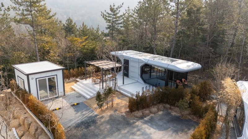 자연속에서 즐거운 추억을 남길 수 있는 전남글램핑 우주선캠프