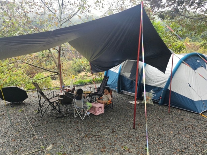 아이들과 함께한 천안 호두나무 캠핑장 -불편한 캠핑을...