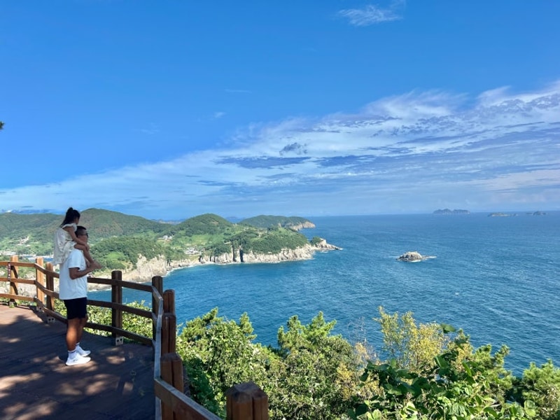 통영 욕지도 캠핑카 여행 청보리 오토캠핑장 낚시하고 물놀이하고