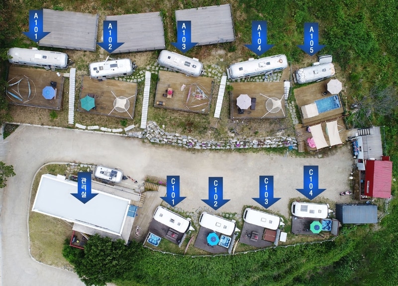 글램핑 앤 카라반 (포항) 배치도 1