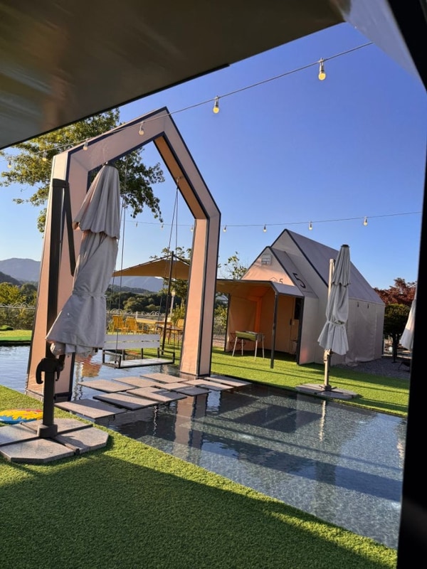 춘천글램핑, 조용한 숲속 하루 캠프 파지립