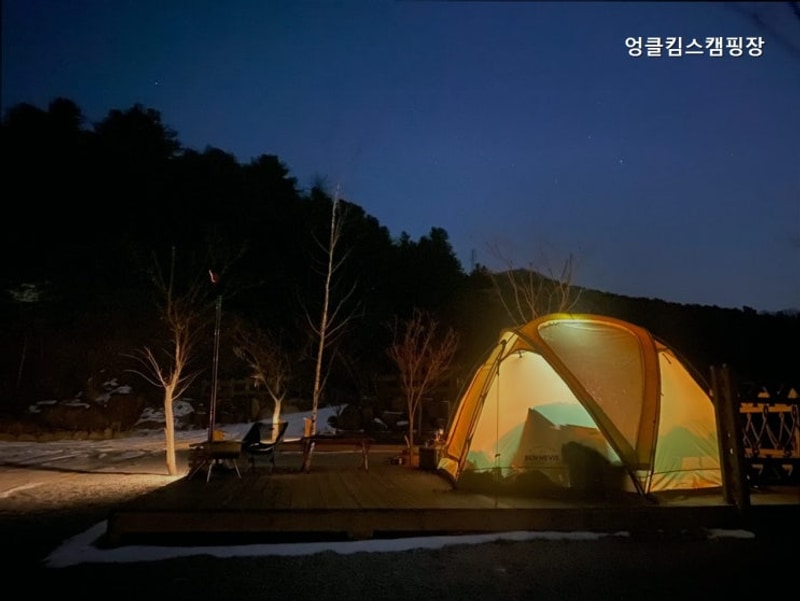 [포천 캠핑장] 엉클킴스캠핑장 탁 트인 전망의 캠핑장