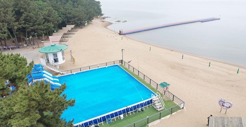 수기해수욕장 야영장 대표 사진