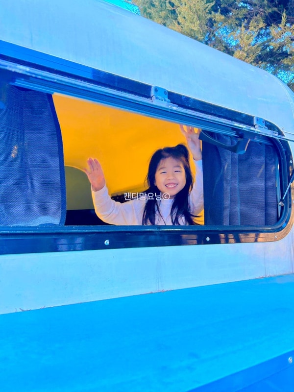 포천 카라반 캠핑장 알맹이캠핑 새싹존 내돈내산 이용 후기