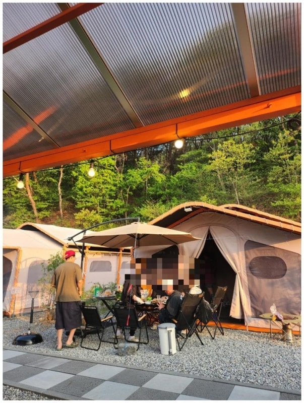 춘천가족여행 춘천신촌캠프장, 자연 속에서 편안하게 느낄수...