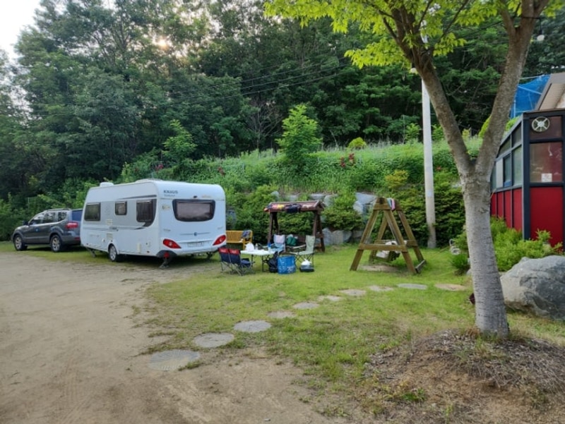 군위 청화산 캠핑장 여름 가족 캠핑 – 수영장으로 아이들 천국!