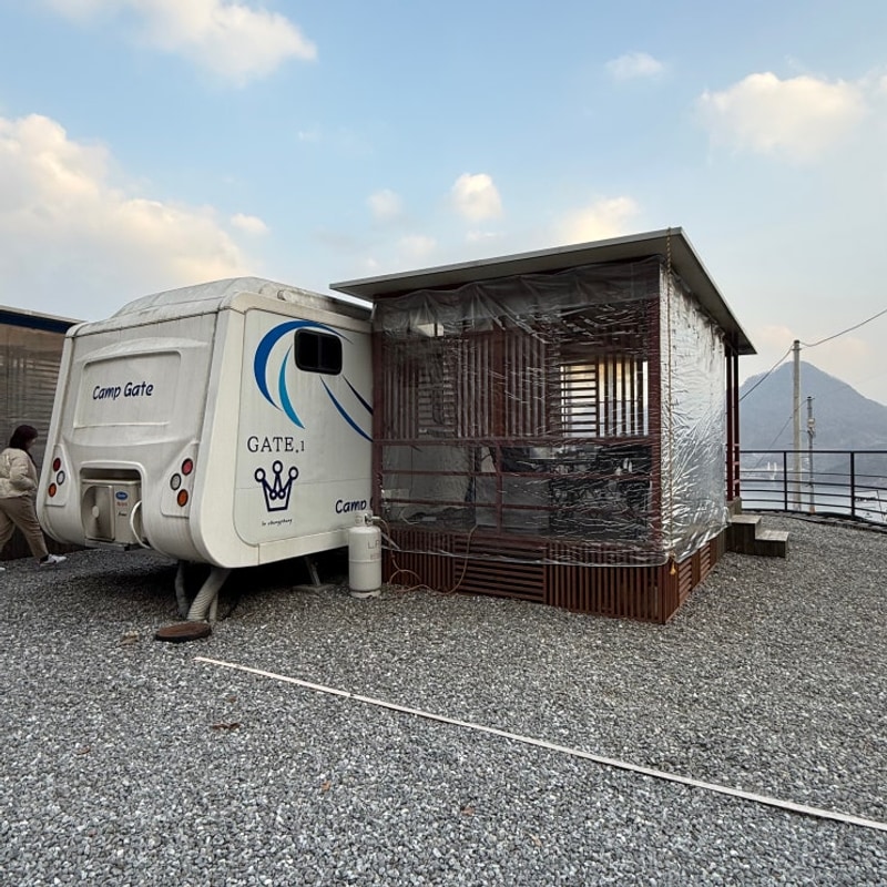 서울근교캠핑장 가평캠핑장 캠프게이트 청평 카라반&캠핑 후기