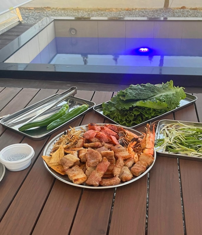 공주 글램핑 추천 | 히어위고글램핑&바베큐, 개별 자쿠지...