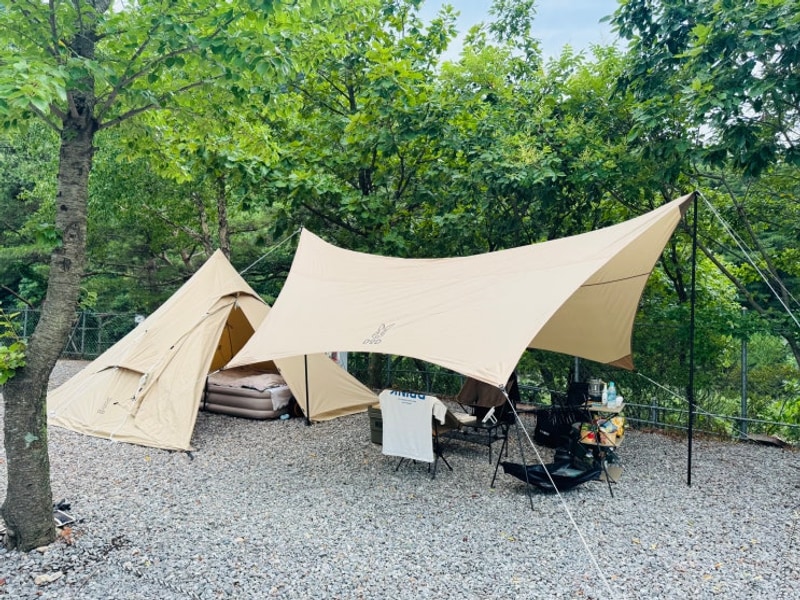 양양계곡캠핑 명소, 오색산새소리캠핑장에서 힐링했어요