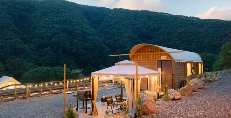 자연 속에서 프라이빗하게 힐링하기 좋은 가평 캐스트라글램핑