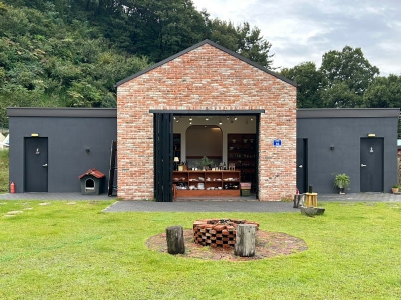 전주 영국 빈티지 카라반 글램핑 캠프히어 G-2 후기 / 명당자리...