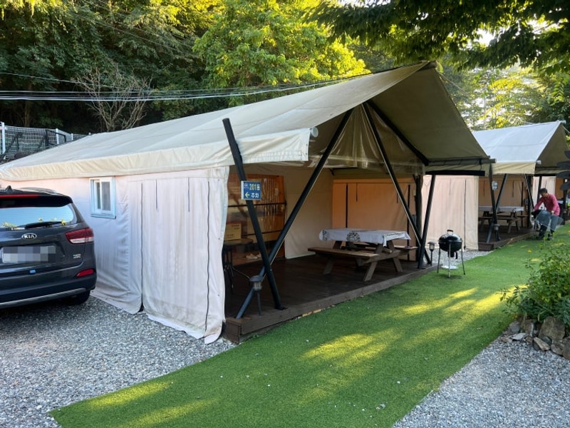 경기도 가평 수영장 펜션 글램핑 추천 그라티아글램핑 남이섬...