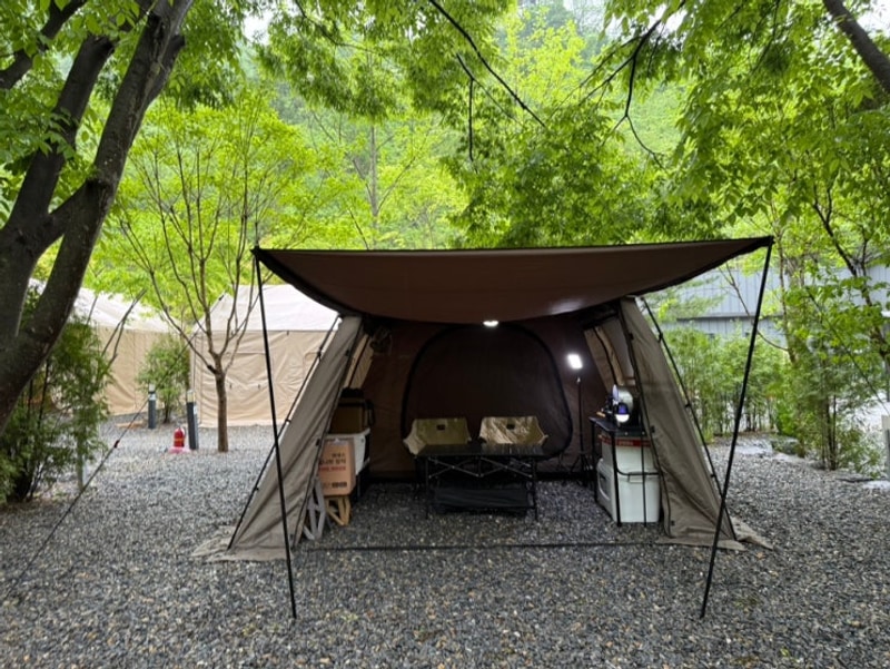 캠린이 탈출기#3 백운썬밸리캠핑장