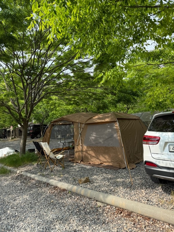 굼벵이처럼 천천히 조용히 지낼 수 있는 태안 굼벵이캠핑장...
