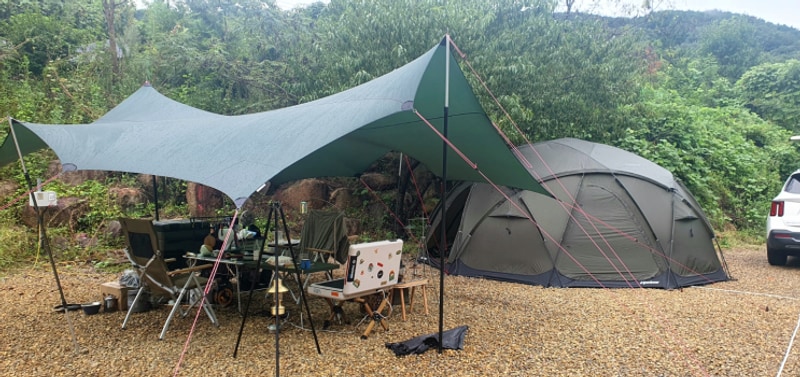 경주 양남 캠핑장 자연 속 감성 캠핑 라라캠핑장