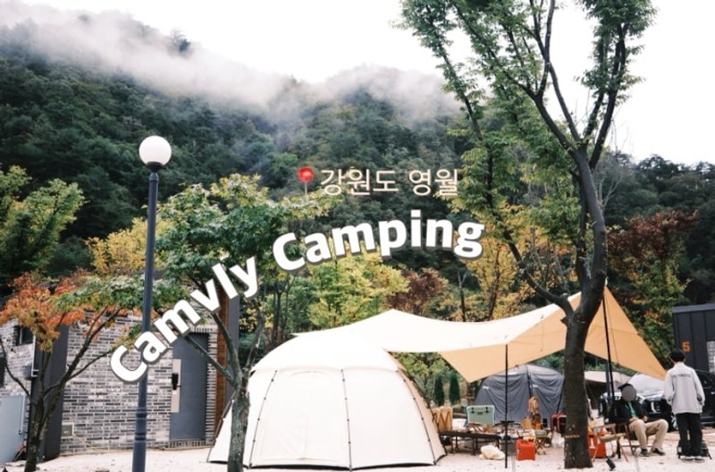 [강원 영월] 캠블리캠핑 김삿갓계곡 개별화장실 개별냉장고...