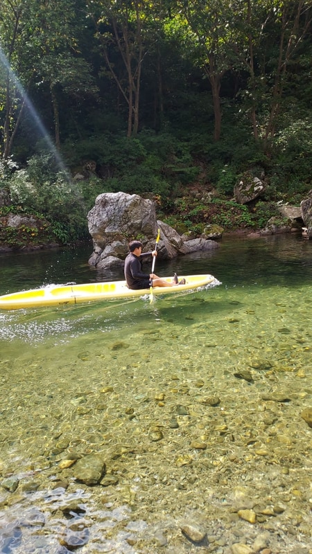 [영월 김삿갓계곡캠핑장] 물놀이하기 좋은 캠핑장