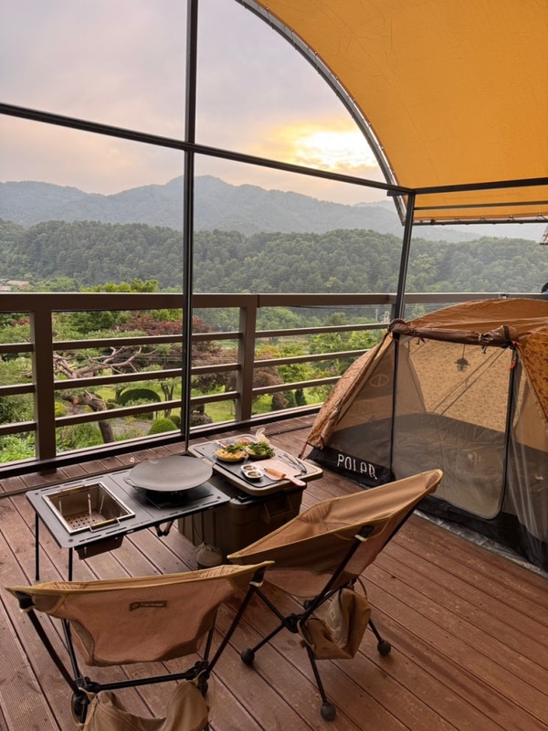 < 포천 >  성인 4인 가능한 금동휴양림캠프1 타프존 9번 사이트...