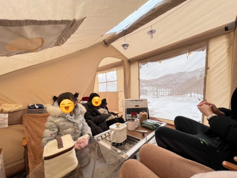 포천 키즈 캠핑장 캠프다온 애견동반 F사이트 겨울 캠핑