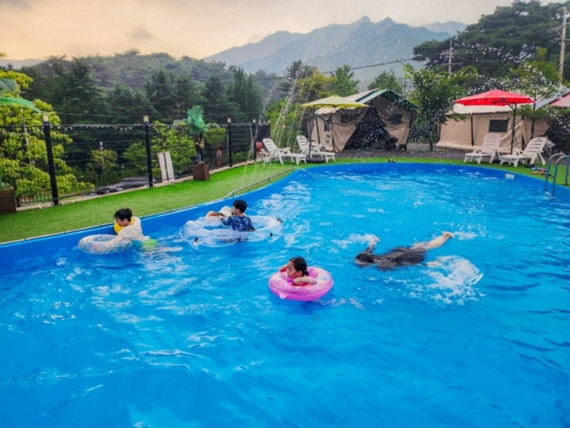 아이랑 가기 좋은 가성비 글램핑장 포천 쿠나 글램핑