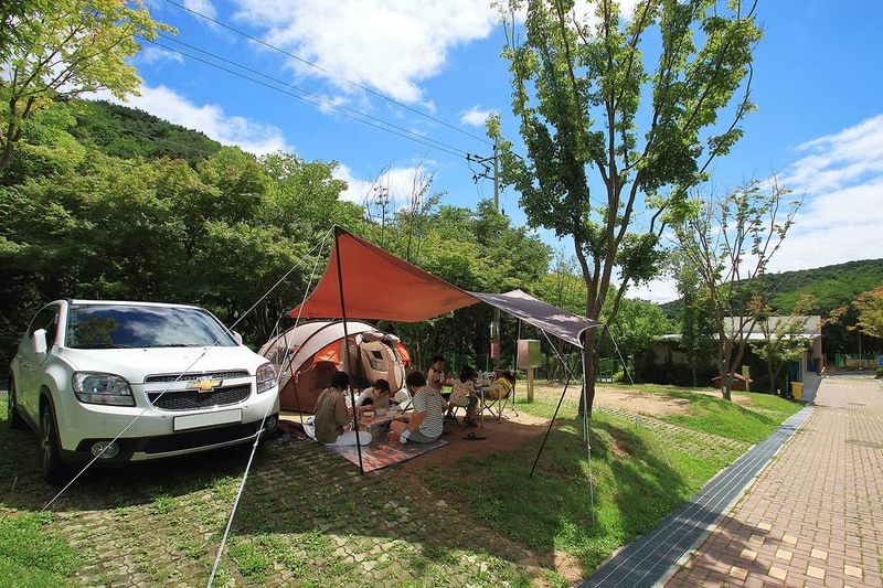 팔공산국립공원 도학 야영장 시설 사진 2