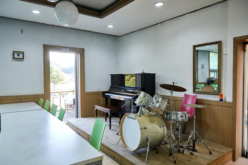 학교안 풍경캠핑장 시설 사진 1