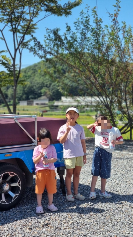 9세 아이와 에트팝 캠핑 : 연천 한솔스테이에서 보낸 우중 캠핑...