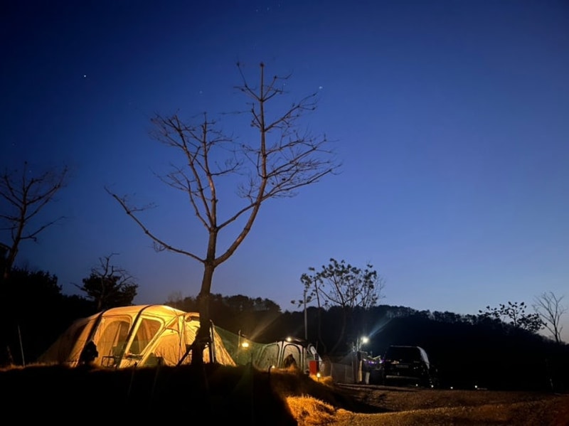 강원홍천 자연 속 감성 캠핑... 힐링 공간 | 홍천태극캠핑장