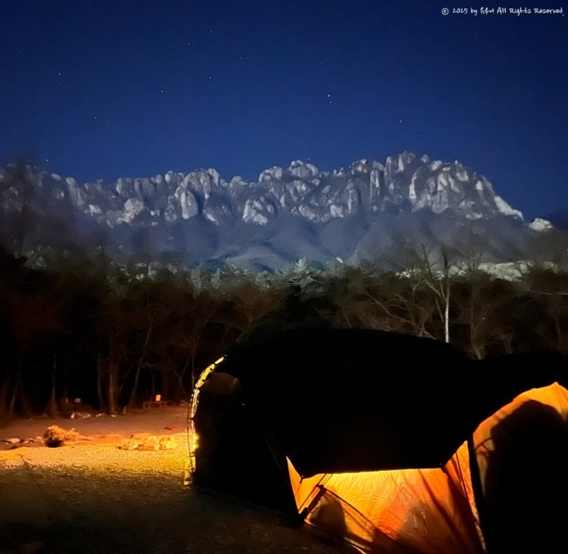 [고성] 설악산 울산바위 뷰 캠핑 명소 캠핑 느루