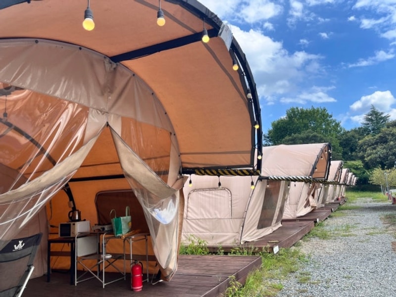 경주 글램핑 텐타우스 카라반 앤 글램핑 폐교에서 1박