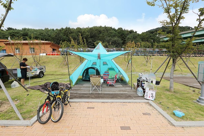 청도군 자전거공원 캠핑장 시설 사진 15