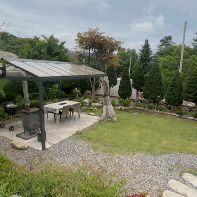 가평 글램트리 리조트 :: 6월말 서클 타입 글램핑 인피니티풀...