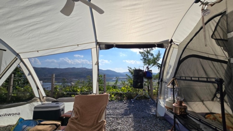 [ 충남/아산 ] 캠프그라운드 화온, v2사이트, 할로윈캠, 멋진뷰